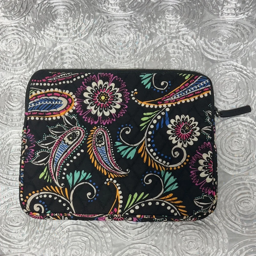 Vera Bradley Floral Paisley Quilted Pouch for IPad